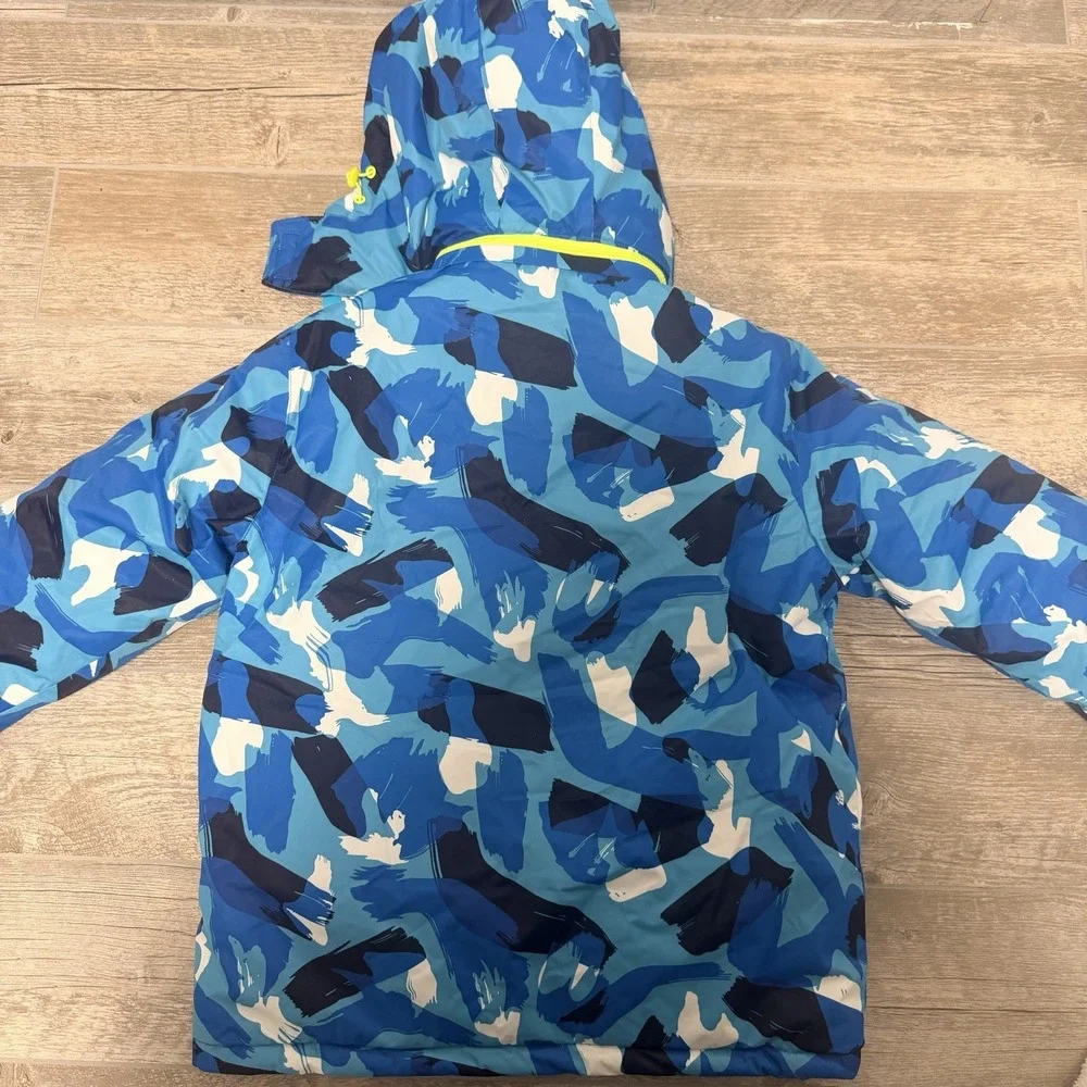 NWT Kids KULUOXING‎ ~ DOUBLE WEAR ~ COLORFUL HOODED WINT SKI JACKET ~ SIZE 14